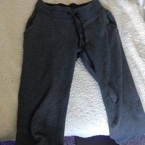 lululemon sweatpants size 4 navy grey